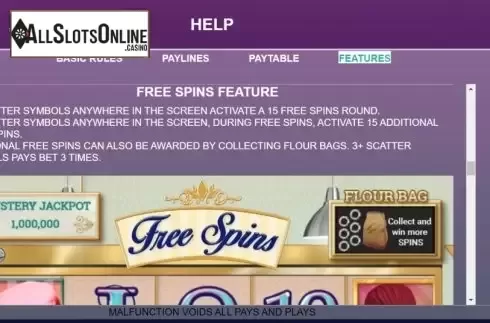 Feature screen 1. Pierre's Patisserie from Arrows Edge