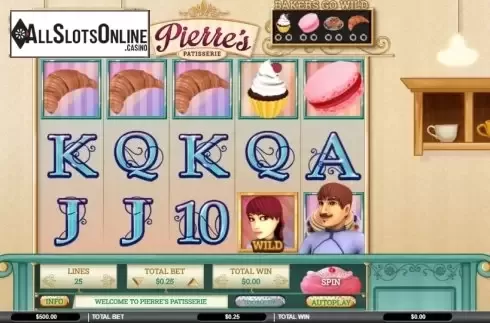 Reel screen . Pierre's Patisserie from Arrows Edge
