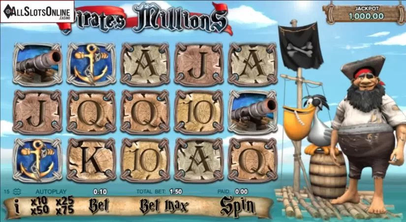 Pirates Millions. Pirates Millions from 888 Gaming