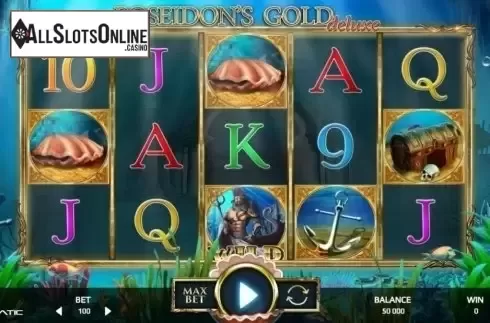 Reel Screen. Poseidon’s Gold Deluxe from Promatic Games