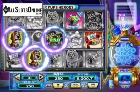 Screen 4. Power Pups Heroes from Spinomenal