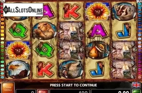 Screen3. Prairie Spirit from Casino Technology