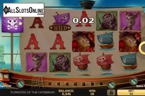 Win Screen 3. Purrates of the Catibbean from High 5 Games