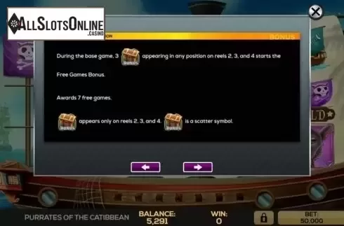 Game Rules 1. Purrates of the Catibbean from High 5 Games