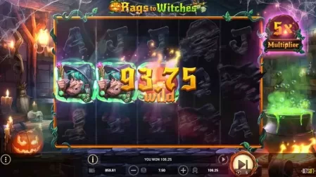 Rags to Witches slot screenshot 4