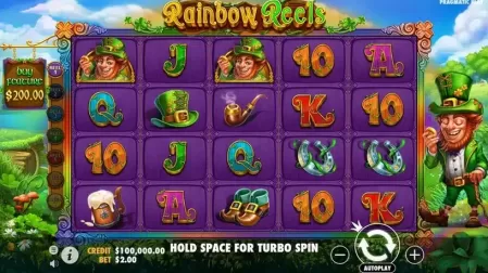 Rainbow Reels slot screenshot 2