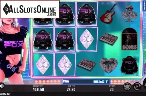 Win Screen 4. Samantha Fox from MGA