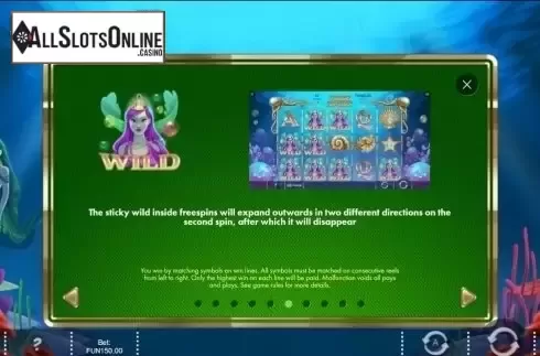 Paytable 6. Siren's Kingdom from IronDog