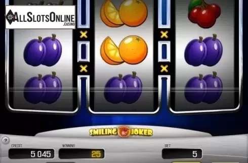 Game Screen. Smiling Joker from Apollo Games