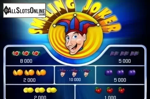 Paytable. Smiling Joker from Apollo Games