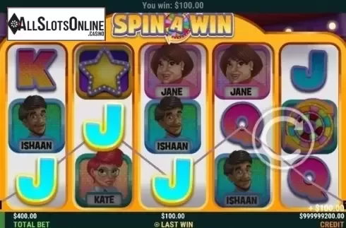 Win Screen. Spin A Win (Slot Factory) from Slot Factory