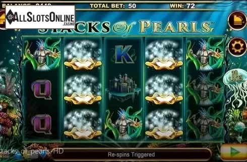 Reel Screen. Stacks of Pearls from Lightning Box
