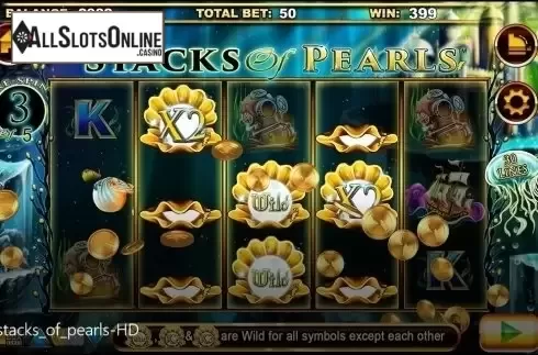 Free Spins. Stacks of Pearls from Lightning Box