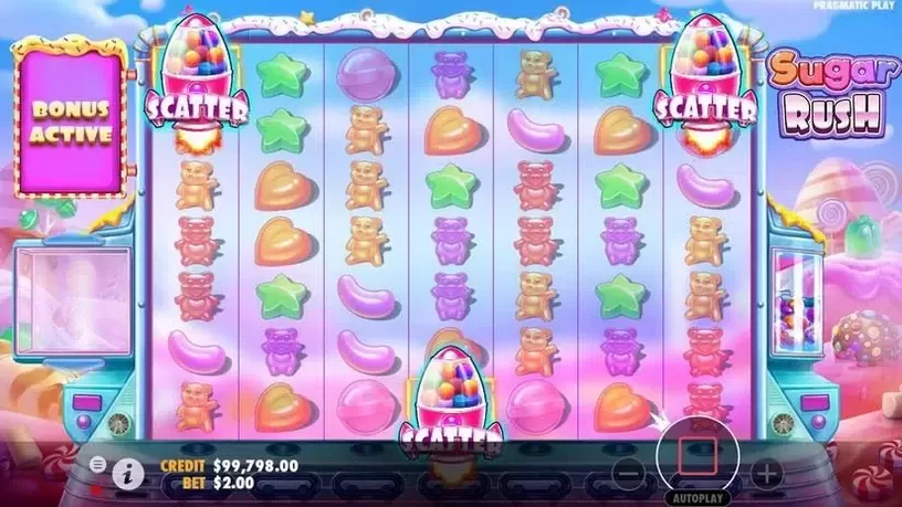 Sugar Rush slot screenshot 2
