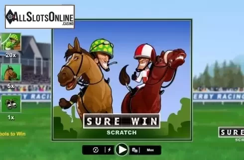 Game Screen 1. Sure Win Scratch from Microgaming