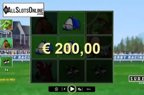 Game Screen 3. Sure Win Scratch from Microgaming