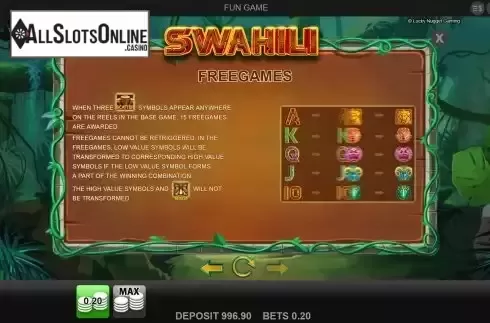 Fs feature screen