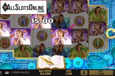Win Screen 2. The Three Graces from High 5 Games