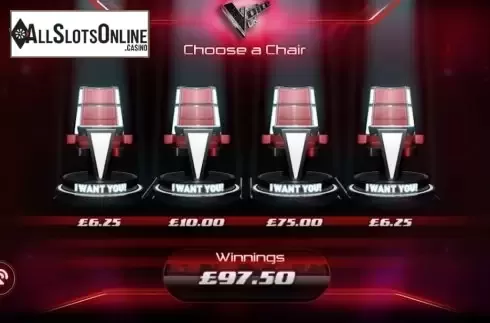 Bonus Game 2. The Voice UK Slot from Mutuel Play