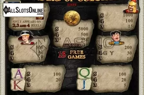 Screen4. The Wonders Of Colosseum from Casino Technology