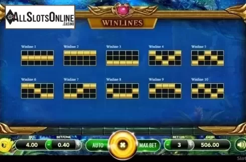 Paylines. Tiger Princess from SlotVision
