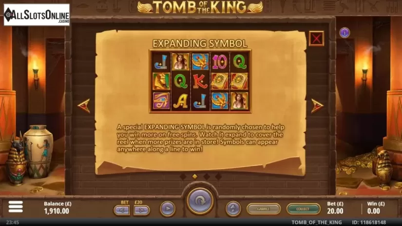 Features 2. Tomb of the King from Gluck Games