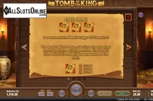 Features 1. Tomb of the King from Gluck Games