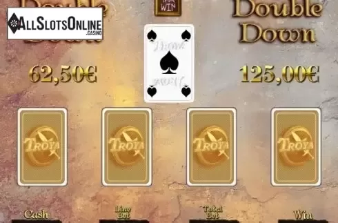 Double Up screen. Troya from R. Franco