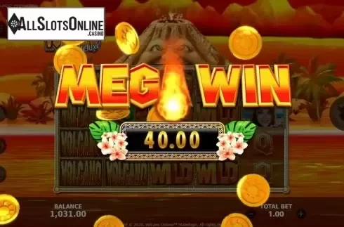 Win Screen 3. Volcano Deluxe from StakeLogic