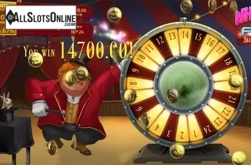 Big win screen. Wheel Of Fun: Fairground from FunFair