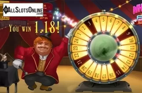 Win screen. Wheel Of Fun: Fairground from FunFair