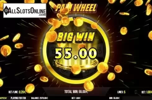Win Bonus Game screen