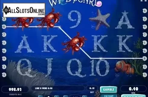 Win screen. Wild Pearl from Tom Horn Gaming