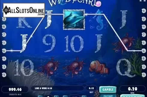 Wild Win screen. Wild Pearl from Tom Horn Gaming