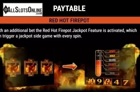 Paytable 1. Wild Rubies RHFP from Gamomat