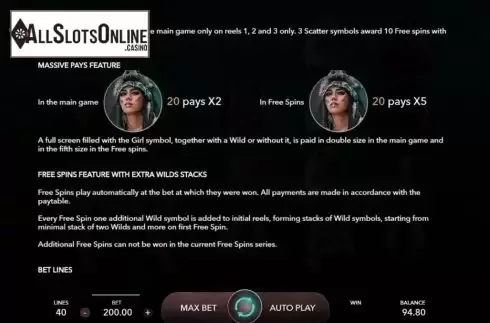Features 2. Wild Spirit (Mascot Gaming) from Mascot Gaming