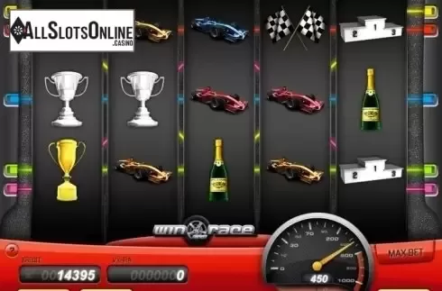 Game Screen. Win and Race from Apollo Games