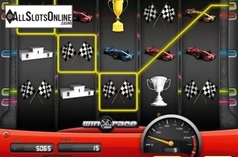 Game Screen. Win and Race from Apollo Games
