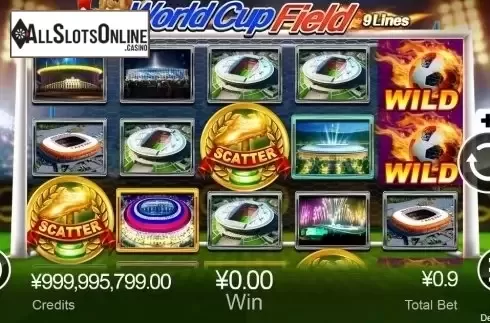 Reel Screen. Wold Cup Field from CQ9Gaming