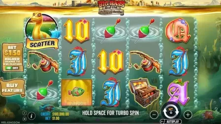 Big Bass & The Gold Ness Monster slot screenshot 1
