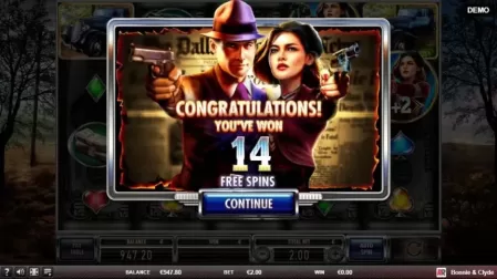 Bonnie & Clyde (Red Rake Gaming) slot screenshot 3