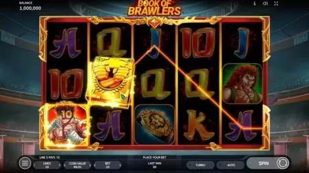 Book of Brawlers slot screenshot 2