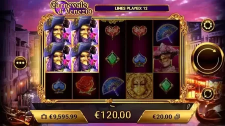 Carnevale di Venezia slot screenshot 2