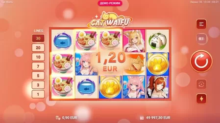 Cat Waifu slot screenshot 2