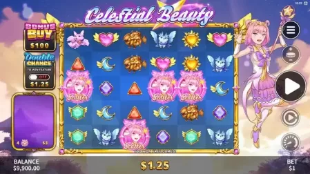 Celestial Beauty slot screenshot 2