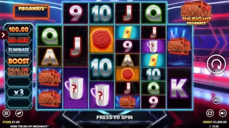 Deal Or No Deal The Big Hit Megaways slot screenshot 1