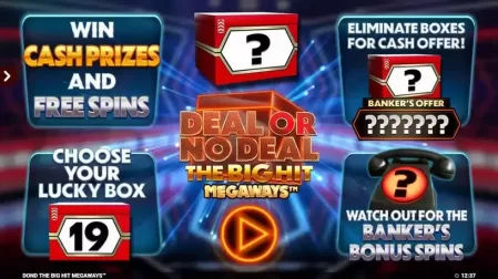 Deal Or No Deal The Big Hit Megaways slot screenshot 3