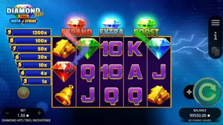 Diamond Hits Trio: InstaStrike slot screenshot 3