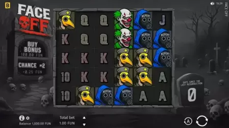 Face Off slot screenshot 1