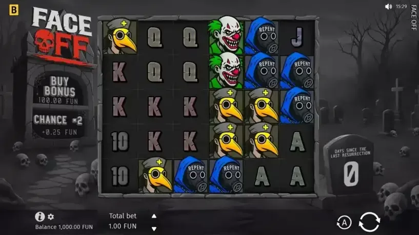 Face Off slot screenshot 